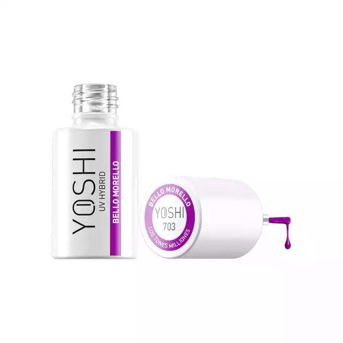Yoshi - Lakier Hybrydowy 703 Bello Morello 6ml