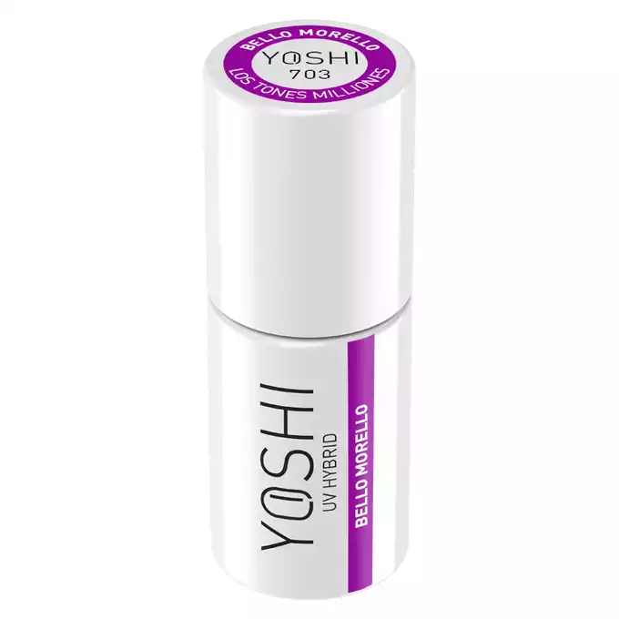 Yoshi - Lakier Hybrydowy 703 Bello Morello 6ml