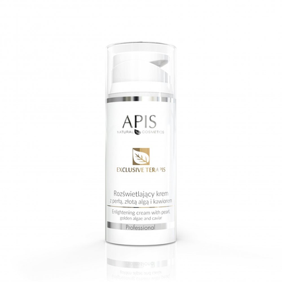 APIS Exclusive Terapis Rozświetlający Krem Z Perłą, Złotą Algą I Kawiorem 100ml