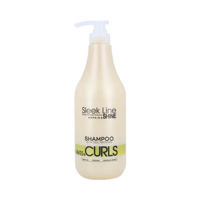 Stapiz Sleek Line Waves&amp;Curls Szampon Do Włosów Kręconych I Falowanych 1000ml