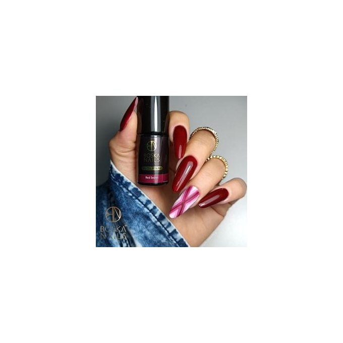 Boska Nails Lakier Hybrydowy Divine Red Secret No 307 6ml