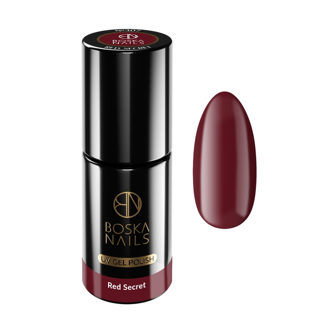 Boska Nails Lakier Hybrydowy Divine Red Secret No 307 6ml