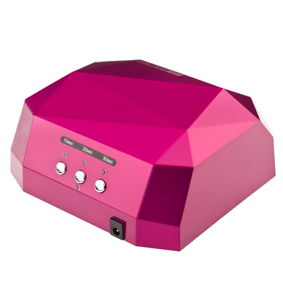 LAMPA Diamond 2w1 Uv Led+Ccfl  36w Timer + Sensor Pink